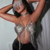 Женский клуб танков Клуб без спины Bralette Beach Halter Gold