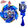 Trottola Laike Burst Superking Trottola B-169 Variant Lucifer B-163 Brave Valkyrie con manico di lancio scintillante Set giocattolo per bambini 230621