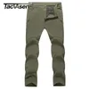 Mens Pants Tacvasen Winter Softshell Men Fleece Foder Warm Military Tactical Straight Thermal Hike Hunt Trousers Work 230620