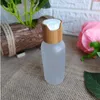 60 ml 120 ml 150 ml 250 ml gefrostete PET-Plastikflasche kosmetische Hautpflegeverpackung mit Umweltschutz-Bambuspumpenkopfwaren Jufwn