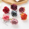 Gedroogde bloemen 100 stuks roze kunstzijde thuis bruiloft decoratie diy krans olieverfschilderij vintage rose bruidsaccessoires