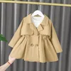 Vestes bébé filles enfants couleur unie manteau printemps automne épaissir vêtements d'extérieur 1 à 4 ans vêtements en coton pour enfants Style coréen