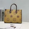 Borse a tracolla donna Onthego borsa tote firmata borsa da donna borsa di alta qualità fiori Borse da donna Borse casual Borse a tracolla in vera pelle per donna