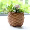 Jardinières Pots Vintage Style Résine Succulent Planteur Pot Cactus Planteur Boîte Fée Jardin Décor DIY Maison Bureau Pot De Fleurs R230620