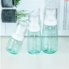 6pc 파란색 빈 스프레이 병 30ml/60ml/100ml 플라스틱 미니 리필 가능한 용기 화장품 용기 액체 병적 고등 자질 Qqaqh