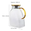 Bowls Cold Water Bottle Beverage Refrigerator Dispenser Large Glass Pitcher Milk Portable