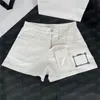 Kvinnors plus -storlek byxor designer denim shorts för kvinnor designer brev tryck jeans modedesign kvinna kort byxa hiphop streetwear jodg