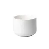 Planters POTS Simple White Flower Pot Creativity Gardening Porcelain Table Top med runda fötter Rak kroppspottad blomkruka inomhusdekor R230621