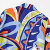 Damenblusenhemden ZATRHMBM 2022 Bedruckte Damenhemden Vintage Langarmshirt mit Knopf und Umlegekragen Übergroßes Hemd Elegante schicke Damenbluse J230621