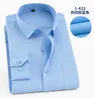 Chemises habillées pour hommes haute qualité hiver automne hommes grande taille grande chemise habillée à manches longues 6XL 8XL 10XL 12XL chemises de bureau formelles affaires bleu 230620