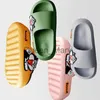 Slippers Cute Husky Dog Sticker Thick Sole Women Slippers Bathroom Beach Indoor Sandals 2022 Summer New Couple Slides Cool Men Shoes J230621