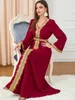 Vestuário Étnico Árabe Marrocos Muçulmano Vestido Abaya Mulheres Bordado Maxi Abayas Dubai Turquia Islam Kaftan Longue Musulmane Vestidos Largos 230620