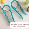 1 pc Multifunctionele 4 In 1 Flesopener Blikopener Voor Artritis Hand En Zwakke Hand Ouderen, Keuken Tool