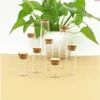 24 pieces 20ml 22*80mm Cork Vial Glass Bottles Test Tube Stopper Mini Spice Container Tiny DIY Jars Small glass Bottlehigh qualtity Enfma