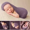 Keepsakes 3st/set Born Baby Pography Props Kits Fake Furt Mattor Mattor Bomullssträngsslag med knuten pannband för spädbarn Toddler 230620