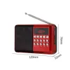 Mini altoparlanti Mini radio portatile portatile ricaricabile USB digitale lettore MP3 dispositivi altoparlanti forniture