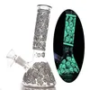 Bobusier le moins cher Bang Bong Bong 14 mm Femelle DAB Huile Bubbler Dry Herb Cigarette Water Pipes avec bol de tabac et tuyau de brûleur d'huile en verre