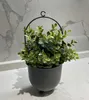 Planters krukor hemmetall hängande potten hängande kedja hängande planter korg blomma kedja kedje potten hängare för hem balkong dekor inomhus planter r230621