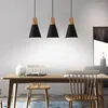 Pendant Lamps Modern Minimalist LED Ceiling Lamp Iron Lights For Dining Room Indoor Living Bedroom Decor Light Fixture E27 AC220V