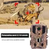 كاميرات الصيد 1080p LED Trail Camera 32pc 850 رؤية ليلة الأشعة تحت الحمراء مع الإضاءة 20Inch Wild PO Traps Outdoor 230620