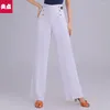 Abbigliamento da palcoscenico Pantaloni da danza moderna Vita alta da donna Latin Social Gamba larga Pole Dancing Abiti da ballo jazz Abiti da ballo Hip Hop Pantalone