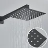 Chuveiros de Banheiro Conjunto de Torneiras Shinesia Rainfall 8 10 12 16 Sistema Oculto Torneira de Parede com Chuveiro de Mão 230620