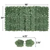 94" X 59" Faux Ivy Leaf Artificial Hedge Fencing Privacy Fence Screen Decorative