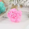 Декоративные цветы 36/72pcs Artificial Pe Foam Rose Head Head Diy Букет подарочный коробка для скрапбукинга