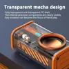 Mini Speakers 2023 Mini Wireless Speaker Transparent Subwoofer Portable Stereo Sound Amplifier For Camping Beach Party Speakers