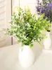 Dried Flowers 7pcs Artificial High Quality Simple Silk Wedding Party Office Home Hotel Meeting Supplies Bouquet Decoration Ornaments