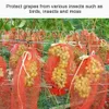 Diğer Bahçe Aletleri 100 PCS Torba Nefes alabilen üzümleri korumak için Gazlı ağ örgüsü halat aşınma dirençli anti böcek 230620