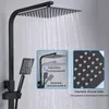 Bathroom Shower Heads OXG Brass Thermostatic Faucet Set Digital Display Rain Column 230620