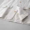 Men's Tank Tops Casual Men Loose Linen Cotton Vest Japanese Retro Sold Color Multiple Pockets Workwear Sleeveless Top V-neck For Male 230620