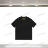 Xinxinbuy Men Designer Tee Tシャツ23SSパースペクティブレタープリントRoma半袖コットン女性ホワイトブラックブルーM-3XL