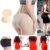 Shapers voor dames Grote maten Boxers Pocket Panty Vrouwen Body Shaperwear Lage taille Heuplift Gewatteerd ondergoed Kunstmatige bil omhoog Cotrol Slipje