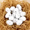 New 20/40pcs Mini Foam Easter Eggs DIY Wreath Crafts Easter Decoration for Home Ornaments Kids Gift Toy Party Supplies 2x3cm