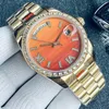 OBEJRZYJ AUTOMATYCZNY MOCHUNKA ROZMIANY PROJEKTOWANIE WIELKIE KOBIETA WRISTRAND 36 mm 41 mm stal nierdzewna 904L Wodoodporna bransoletka Montre de Luxe Business Men Na rękaw