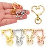 Keychains 10pcs/Lot Key Chain Hook Trigger Clips Buckles For Keychain Lobster Clasp Hooks Necklace Ring ClaspDIY Making