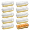 Moules de Cuisson 50pcs Feuille D'aluminium Avec Couvercles Boîtes Doublures Muffin Gâteau Au Fromage Jetable Mini Moule À Pain Cupcake Flans Pour Pain Rectangle 230621