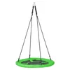 800lb 40" Round Saucer Tree Swing Seat Waterproof W/Hanging Rope for Kids Green