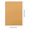 12Pcs A6 Kraft Notebook Blank Lined Journal Brown Notepad Travel Sketchbook Beige Page