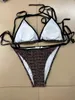 Summer Beach Sunshine Women's Swimewear Swimsuit Designer High-End Luxury Bikini Letter Diamond Stitching Sexig enstycke Baddräkt Tvådelar Bikini #015