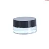 Clear Eye Cream Jar 3g 5g Empty Glass Lip Balm Container Wide Mouth Cosmetic Sample with Thick Bottom LX9167high qualtity Rlxhr