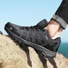 Chaussures de randonnée HIKEUP Nouvelle Arrivée Hommes Chaussures De Randonnée Respirant À Lacets Trekking Mâle Rembourrage En Plein Air Escalade Tourisme Baskets pour HommesHKD230621