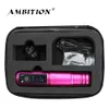 Tatueringsvapen Kits Ambition Flamingo Wireless Pen Machine Coreless Motor 1950 Mah Lithium Battery Fast Charge for Travel Portability 230620