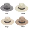 Geniş Memlu Şapkalar Kova Yaz Trend Unisex Straw Hat Plajı Büyük Panama Antiuv Güneş Kadın Giyim Dekoru Açık Golf Balıkçılık Kapağı 230620