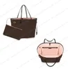 10A дизайнерская сумка тота никогда не женщина с полной сумочкой коричневая цветочная сумка для продажи мешки с поперечным телом для женщин подлинная кожа
