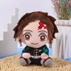 Manufacturers wholesale 20cm 11 style Demon Slayer toys Kazuma Tanjiro Nidouzi Hand donew plush toys cartoon film dolls child favorite gifts