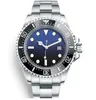 2023 YZ MEN WATCH D BLUE SEA-DWELLER CERAMIC BEZEL 44MMステンレス鋼BLSOオートマチックブラックダイバーメンズウォッチ腕時計