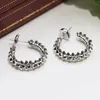 Stud Européen et Américain Vente 925 Sterling Silver Rivet Boucles D'oreilles Femmes Punk Personnalité Mode Classique Marque Bijoux 230620